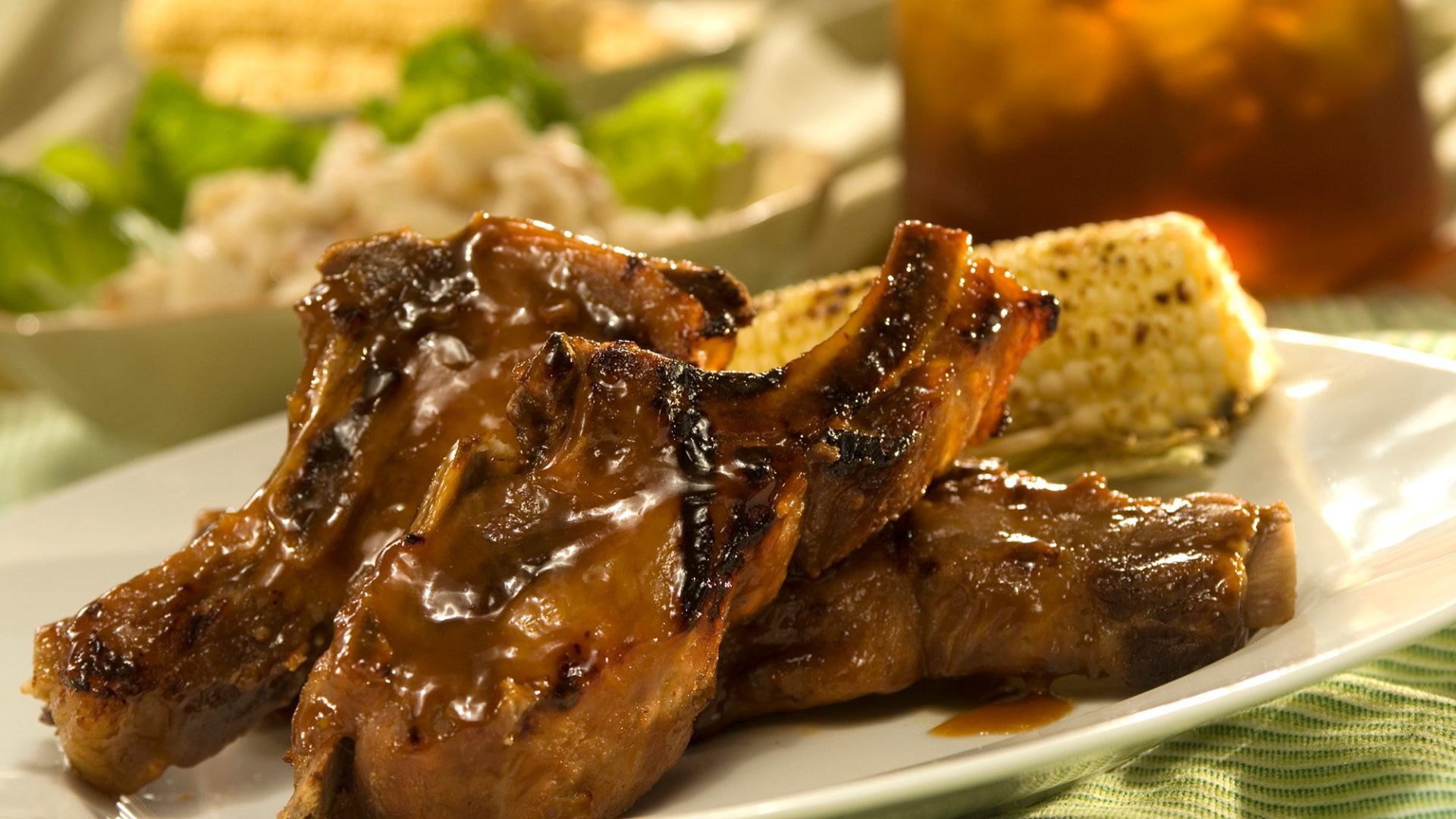 Grilled Maple Country Style Ribs
